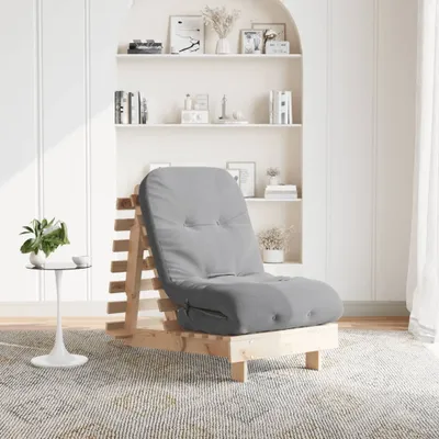 Produktbild von Maison Exclusive - Futon Schlafsofa mit Matratze 60x206x11 cm Massivholz Kiefer