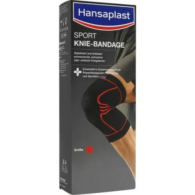 Produktbild von Hansaplast Sport Knie-Bandage Größe L, 1 St. Bandage