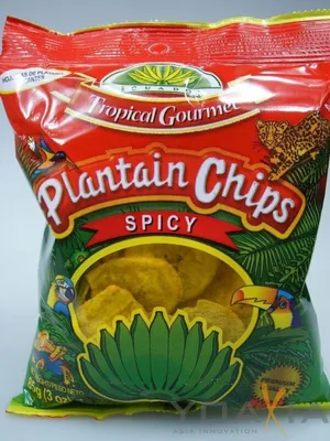 Produktbild von TROPICAL GOURMET Bananen Chips Scharf  85g | Spicy | aus Ecuador