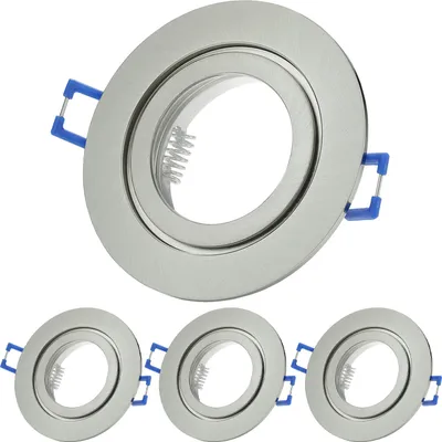Produktbild von Sweet LED Einbaustrahler Bad IP44 Deckenspots Aluminium Chrom GU10 4er