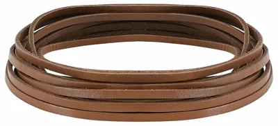 Immagine prodotto di Cinghia in pelle, colore marrone, dimensioni 500 x 0,3 cm