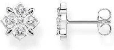 Produktbild von Thomas Sabo Ohrstecker "Blume" Silber Zirkonia SCH150323
