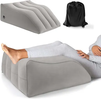 Produktbild von Venenkissen, Beinkissen zum Schlafen, Aufblasbare Keilkissen Beinhochlagerungskissen zur Linderung von Schmerzen und Heilung