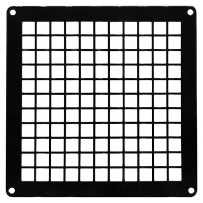 Produktbild von Europlast LSM1515M – Sieb-Lüftungsgitter aus Metalll, 150x150mm, schwarz
