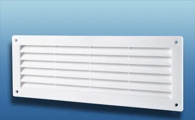 Produktbild von Türlüftungsgitter MV350 einseitig : weiß standard Farbe: weiß Ausführung: standard