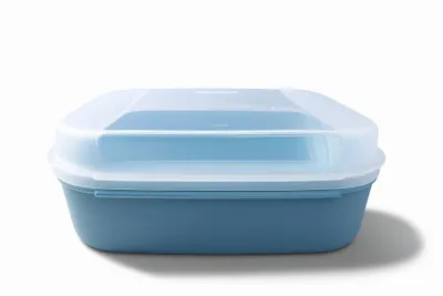 Produktbild von TUPPERWARE Naschkätzchen 1,7 L blau weiß Bellevue Dose Box Vorrat Apollo Royal