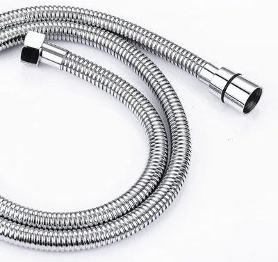Productafbeelding van Flexibele roestvrijstalen douchekopslang, 2 meter, met anti-verdraaiingsmechanisme, geschikt voor handdouches en douchesets