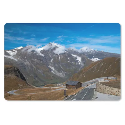 Produktbild von MuchoWow® Mauspad Mousepad Die Großglockner Hochalpenstraße mit den Berggipfeln in Österreich 27x18 cm - Mousepads - Maus Mat - Pad - Mausunterlage - Büroartikel - Desk Matten