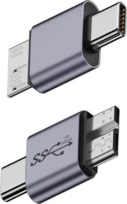 Immagine prodotto di INF Adattatore da USB Type-C a Micro B - Convertitore in lega di alluminio, 2 pezzi