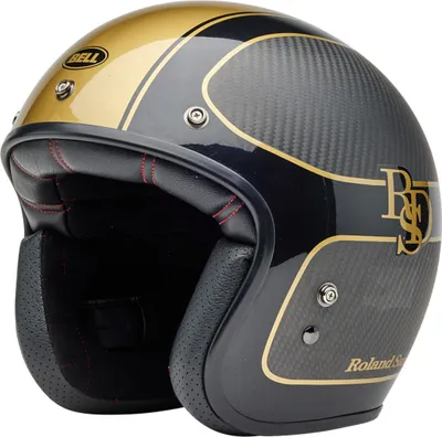 Image de Bell Custom 500 Carbon RSD Checkmate Jethelm, carbone/or, S (55/56)