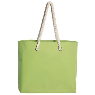 Produktbild von AS Strandtasche XXL Groß 45 x 18 x 35 cm Strand Tasche Shopper Einkaufstasche Hellgrün AS