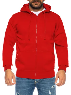 Imagen del producto de Omgoods - Sudaderas con capucha para hombre - Sudaderas básicas disponibles hasta la talla 6XL - Chaqueta de sudadera cómoda