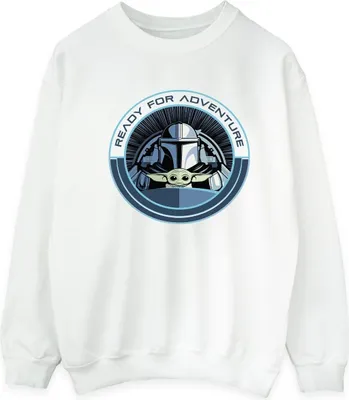 Produktbild von Star Wars - "The Mandalorian Ready For Adventure" Sweatshirt für Herren BI46677 (M) (Weiß)