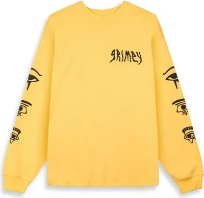 Produktbild von Grimey Peace Within Langarm-t-shirt Gelb L Mann Gelb L