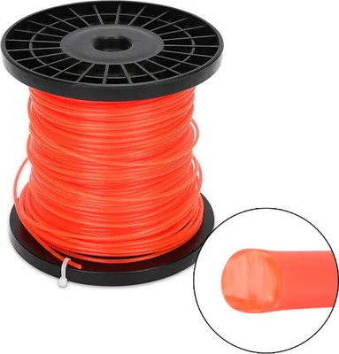 Image de Fil de coupe Izrielar 2,0 mm rond 100 m en nylon pour coupe-bordures et débroussailleuses