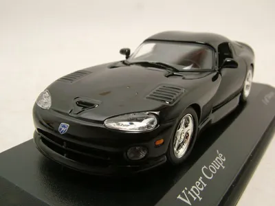 Image de Dodge Viper Coupe 1993 noir modèle réduit 1:43 Minichamps