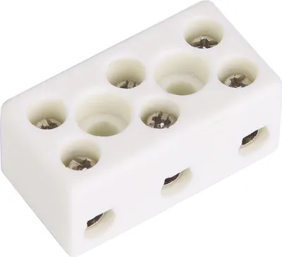 Produktbild von 10 Stück 3-Wege-24A-Keramik-Anschlussblock-Kabelverbinder, hochtemperaturbeständig