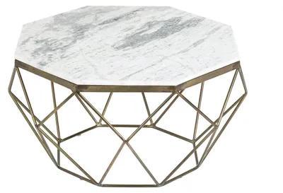 Productafbeelding van Salontafel 70cm, marmerlook, modern design, voor de woonkamer. NU KOOPEN