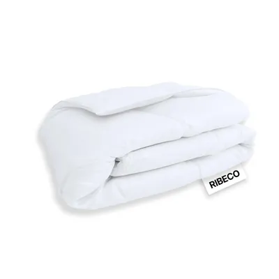 Produktbild von RIBECO GERMANY Daunenbettdecke 135x200 cm – Wärmeklasse normal – kuschelige Decke mit Temperaturregulierung und Kassettensteppung