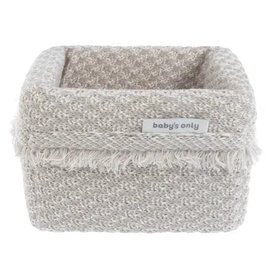 Produktbild von Baby's Only Korb Happiness - Urban Taupe/Ecru - 18x18x18 cm