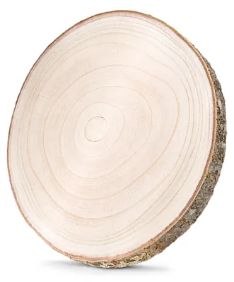 Holzscheiben 28-32 cm, rund, natur, 1 Stück, DIY Bastelholz