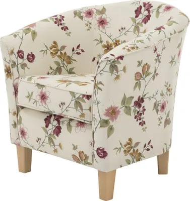 Produktbild von Max Winzer Sessel Livia - Flachgewebe weiß - Maße: 70 x 70 x 74 cm