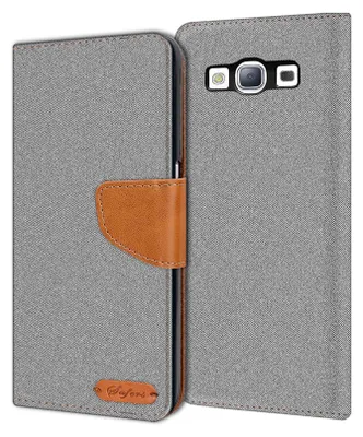 Produktbild von Handy Hülle Samsung Galaxy S3 Tasche Wallet Flip Case Schutz Hülle Stoff Cover