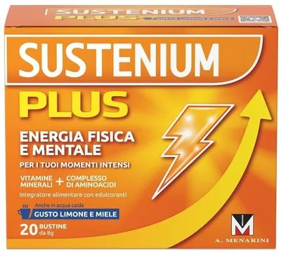 Produktbild von Sustenium Plus Zitronen- Und Honiggeschmack, 20 Streustreifen À 8 G