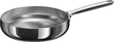 Produktbild von BergHOFF Home Bratpfanne Ø 24 cm, Edelstahlpfanne, & PTFE frei, Induktion, Elektro, Keramik & Gas, Spülmaschinenfest, Stellar Steel