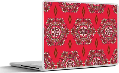 Produktbild von MuchoWow® Laptop Aufkleber Sticker Cover Mandala - Muster - Blume 31x22.5 cm - Laptop-Deko