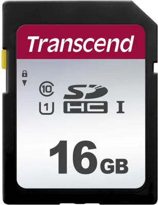 Immagine prodotto di Scheda SD 16GB Transcend SDHC SDC300S 95/10 MB/s
