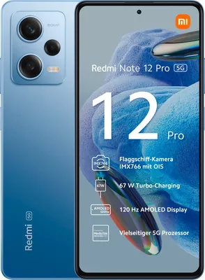 Produktbild von Xiaomi Redmi Note 12 Pro 5G 8GB RAM 128GB Sky Blue