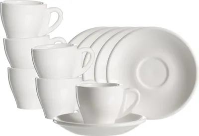 Produktbild von Ritzenhoff & Breker Bari Espressotasse mit Untertasse 90 ml 6er Set