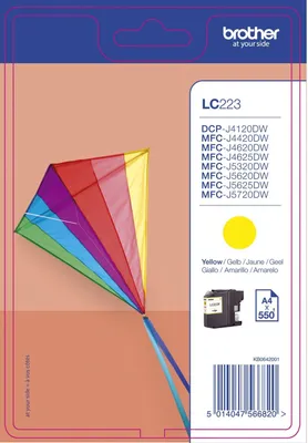 Image de Patrone Brother LC-223Y  MFC-J4420DW/J4620DW