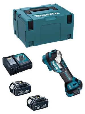Imagen del producto de Multi-herramienta MAKITA DTM52RTJ (2 x 5,0Ah + DC18RC + MAKPAC 3)