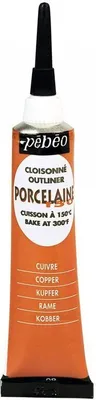 Produktbild von Pebeo Porcelaine 150 Outliner, 20 ml, 09 Kupfer