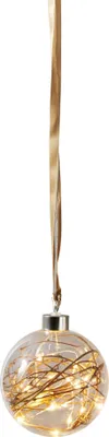 Produktbild von Star Trading Glaskugel"Glow", 30 warmwhite LED, ca. 14x15 cm,