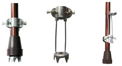 Produktbild von Omgoods – Set mit 2 universellen Eisspitzen für Wanderstöcke