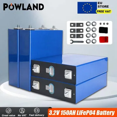Immagine prodotto di Batteria LiFePO4 – Batteria al litio per camper, imbarcazioni e impianti solari, con 6000 cicli di carica/scarica