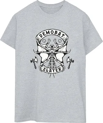 Produktbild von Netflix - "Stranger Things Demobat Slayer" T-Shirt für Damen BI44085 (M) (Grau)