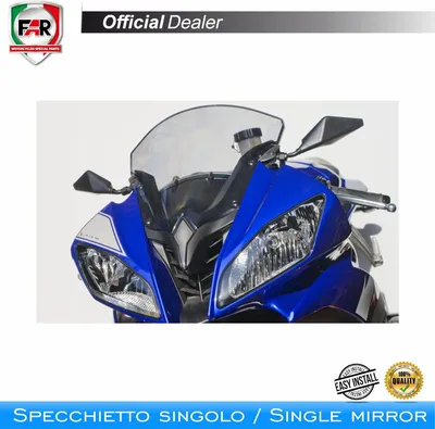 Obrázok produktu pre Ľavé zrkadlo 6401 čierne pre Yamaha R6