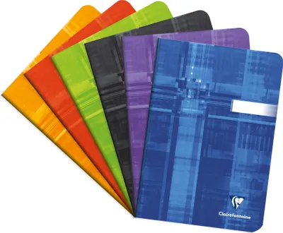 Image de Clairefontaine Cahier de notes agrafé 148 x 210 mm quadrillé