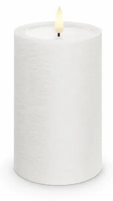 Produktbild von Deluxe Homeart Unique LED-Kerze Echtwachs Weiß - 7,5 x 12,5 cm