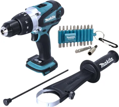 Zdjęcie produktu dla Makita DHP 458 Z akumulatorowa wiertarko-wkrętarka udarowa 18 V 91 Nm solo - bez akumulatora, bez ładowarki