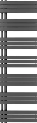 Produktbild von Aquabad Badheizkörper Fornax 50x164cm 724W Anthrazit Mittelanschluss 50mm - Ohne Heizstab / Ohne Heizstabelement
