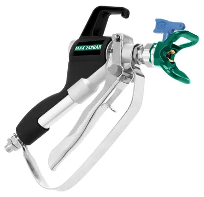 Produktbild von BAUTEC Airless-Spritzpistole für Spritzspachtel, Farben & Lacke » bis zu 248 Bar » Anschluss G 1/4“ » 4-Finger-Abzug