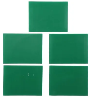 Schmuckwachs-Platten, 5 Stück, 70 x 90 x 2 mm, grün, für Gießen