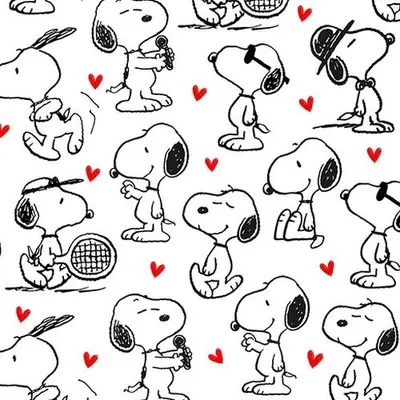 Produktbild von 20 Servietten Snoopy Infinity - Snoopy überall  weiß 33x33cm