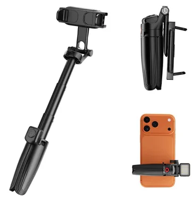 Zdjęcie produktu dla Mini Selfie Stick Statyw Tripod + pilot Bluetooth do Telefonu ULANZI JJ21 / SKU: T184