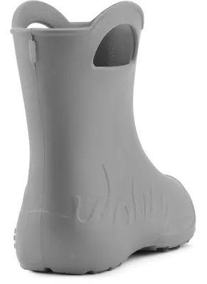 Produktbild von Ladeheid Damen Gummistiefel EVA, federleichte, Grau, 38/39 EU, LA-CA-09, 100% wasserdicht, Froschmotiv, für alle Jahreszeiten, antibakterielle Einlegesohle, leichter Einstieg, breiter Schaft